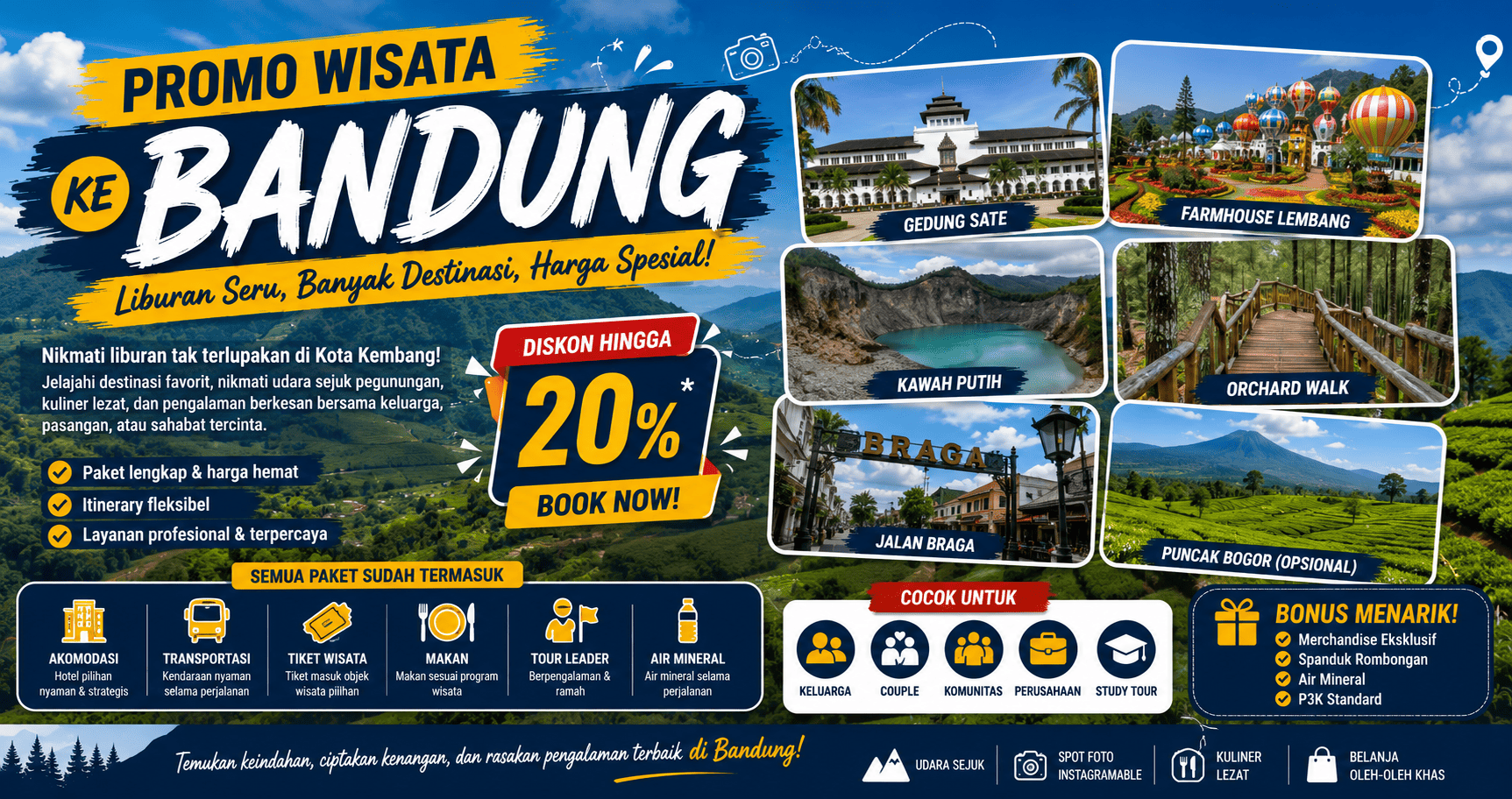 Promo Wisata Keliling Bandung